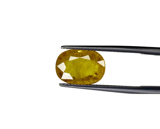 Natural Yellow Sapphire Nigeria Oval  6.16 carat