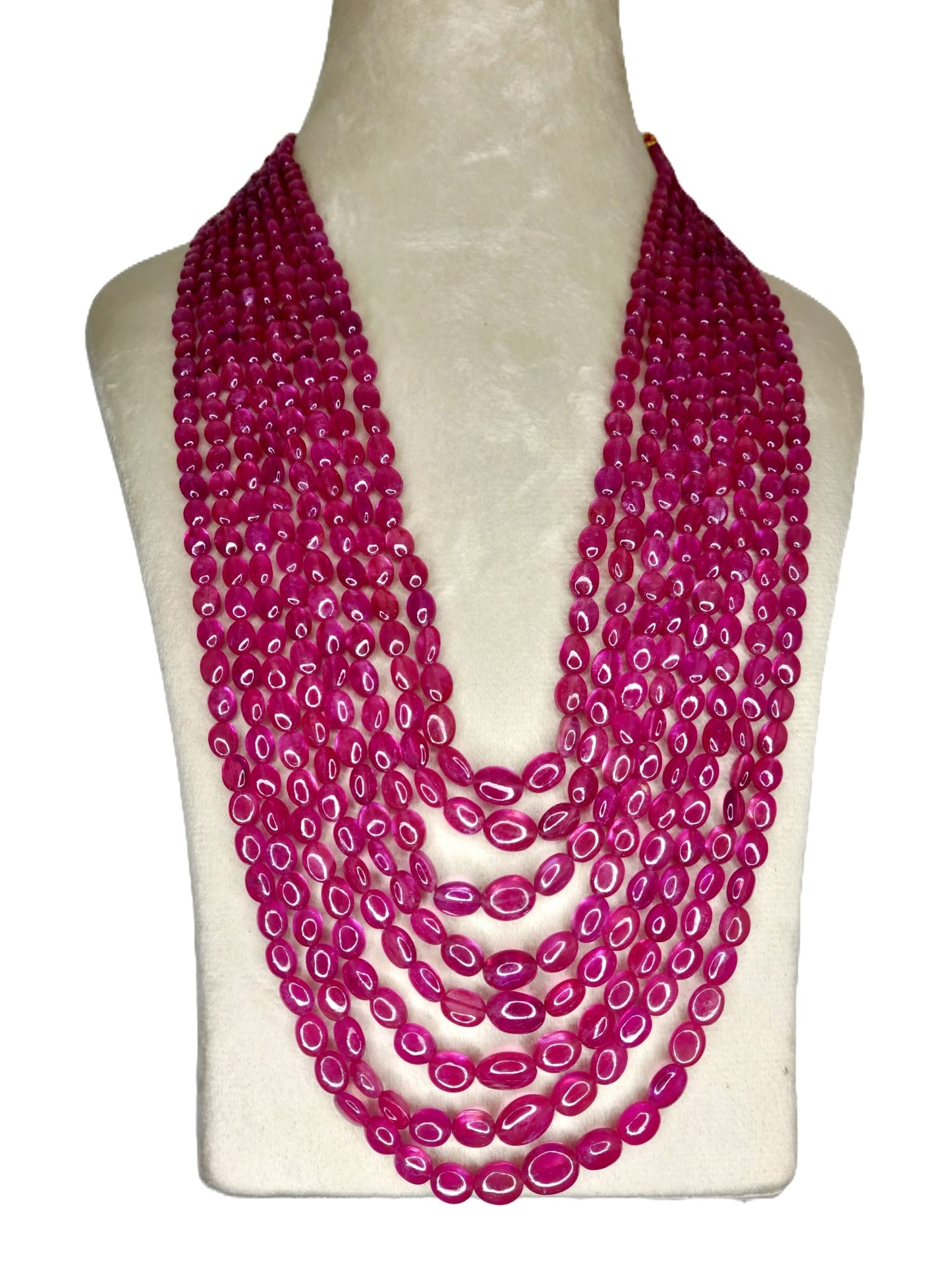 Natural Ruby Bangkok Oval Beads 916.16 Carat