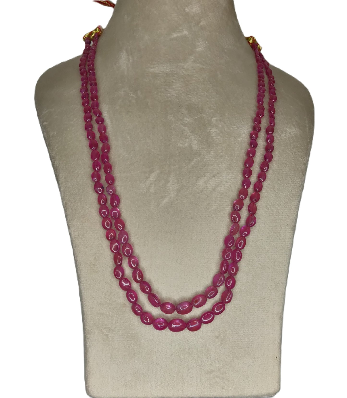 Natural Ruby Bangkok Oval Beads 189.81 Carat