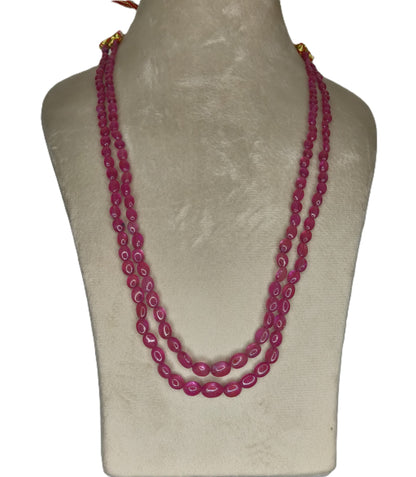 Natural Ruby Bangkok Oval Beads 189.81 Carat