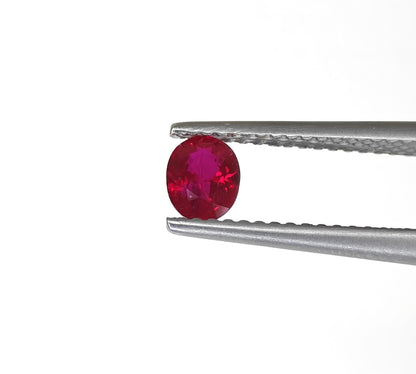 Natural Ruby Mozambique Oval 0.5 carat