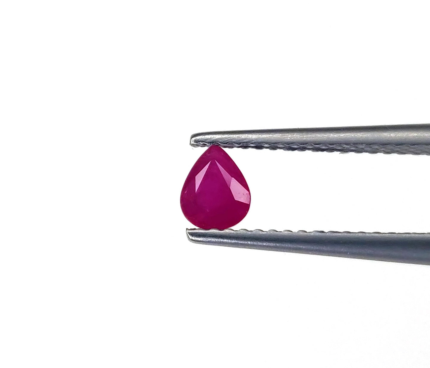 Natural Ruby Mozambique Pear 5x4 MM