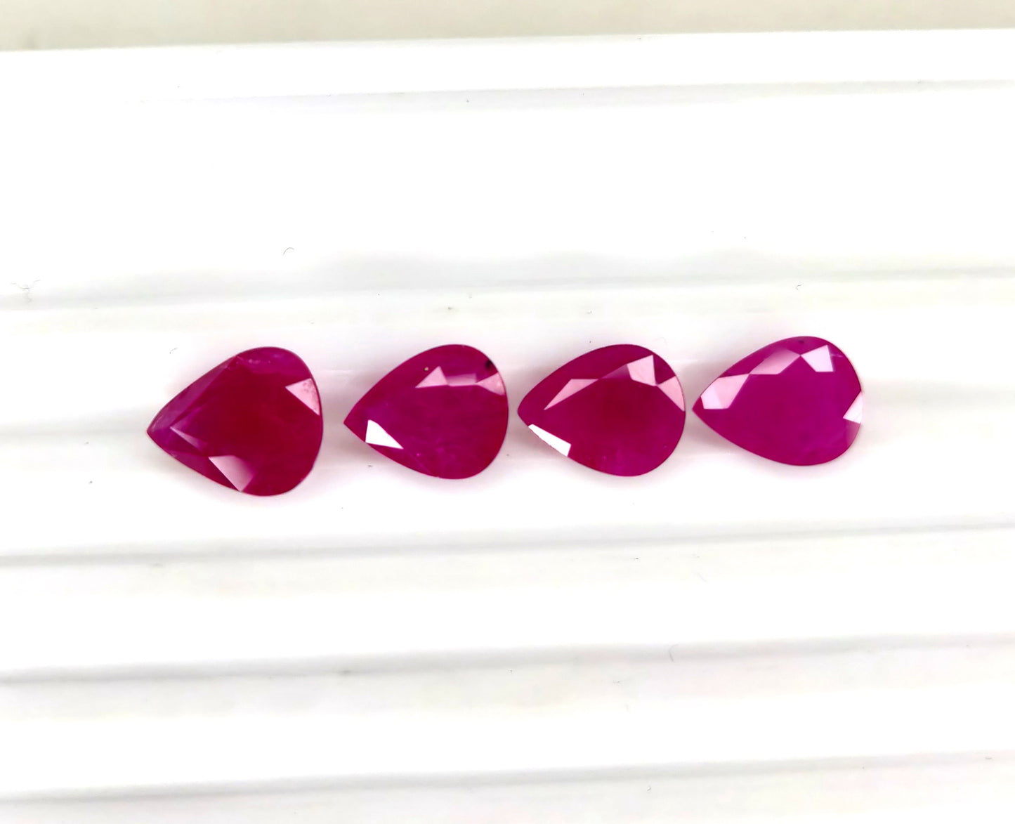 Natural Ruby Mozambique Pear 10x8 MM