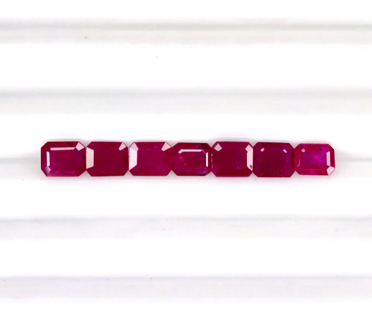 Natural Ruby Mozambique Octagon 5x4 MM