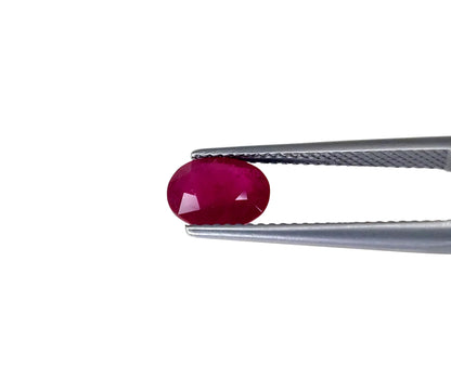 Natural Ruby Mozambique Oval 8x6 MM