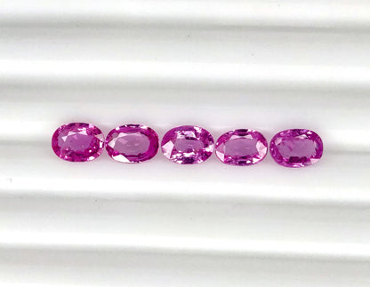 Natural Pink Sapphire Bangkok Oval 7x5 MM
