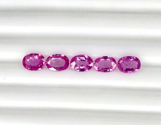 Natural Pink Sapphire Bangkok Oval 7x5 MM