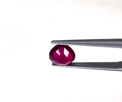Natural Ruby Bangkok Heart 8 MM