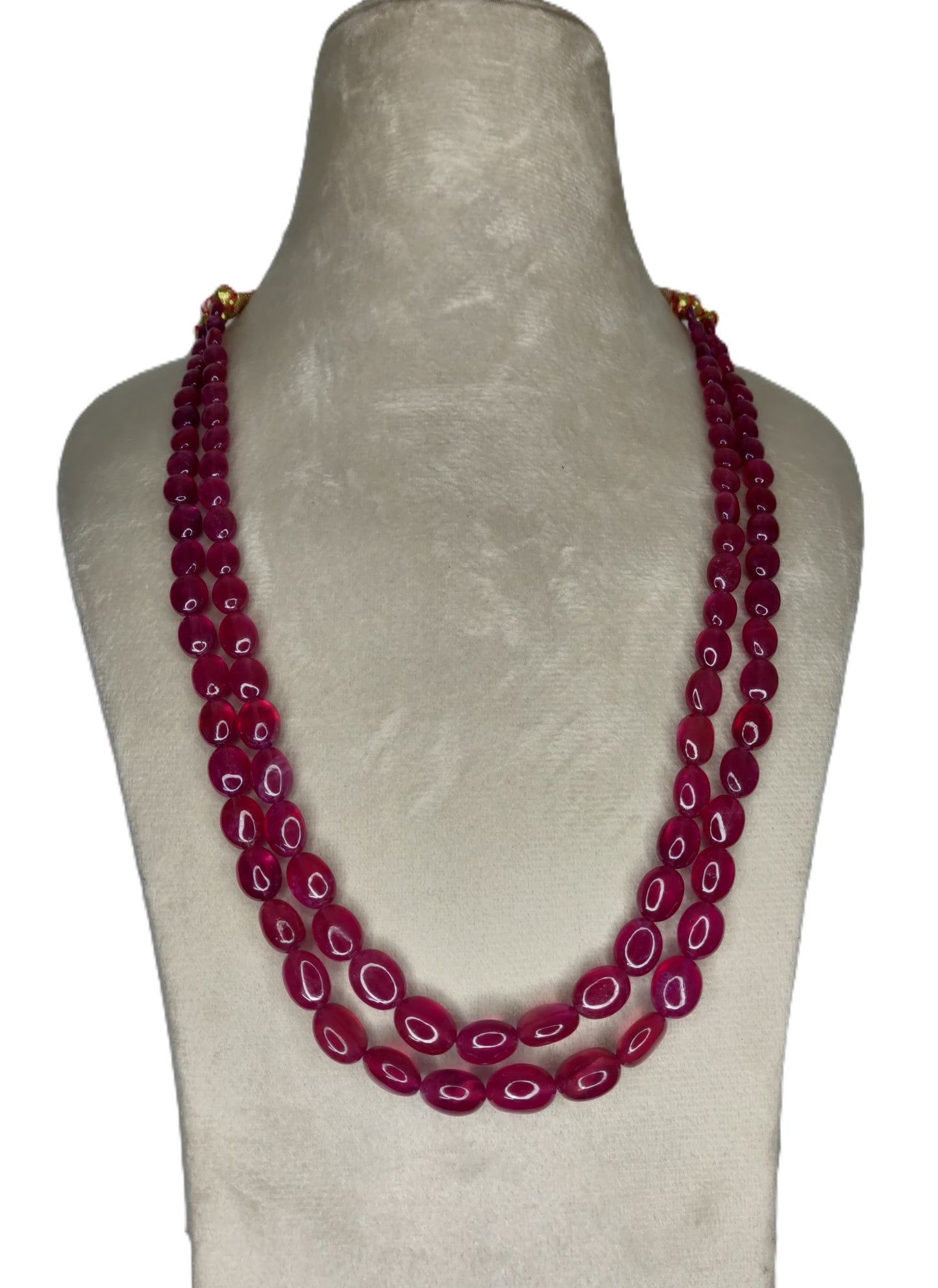 Natural Ruby Bangkok Oval Beads 386.48 Carat