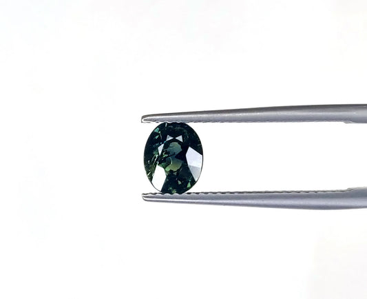 Natural Teal Sapphire Australia Oval 1.74 carat