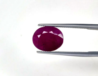 Natural Ruby Africa Oval 8.85 carat