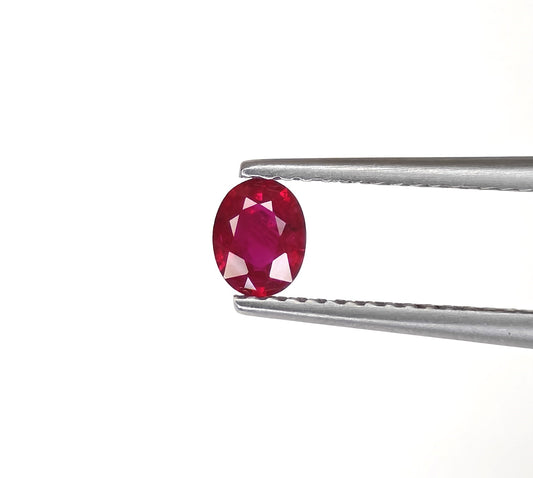 Natural Ruby Mozambique Oval 0.42 carat