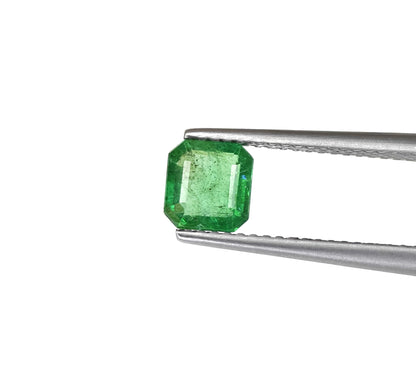 Natural Emerald Zambia Square Octagon 0.95 carat