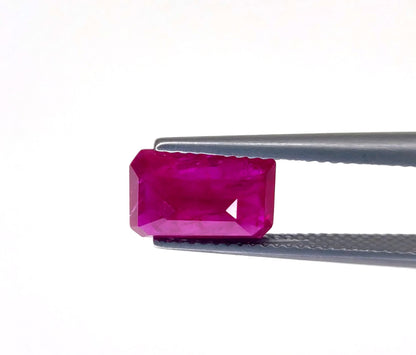 Natural Ruby Mozambique Octagon 3.06 carat