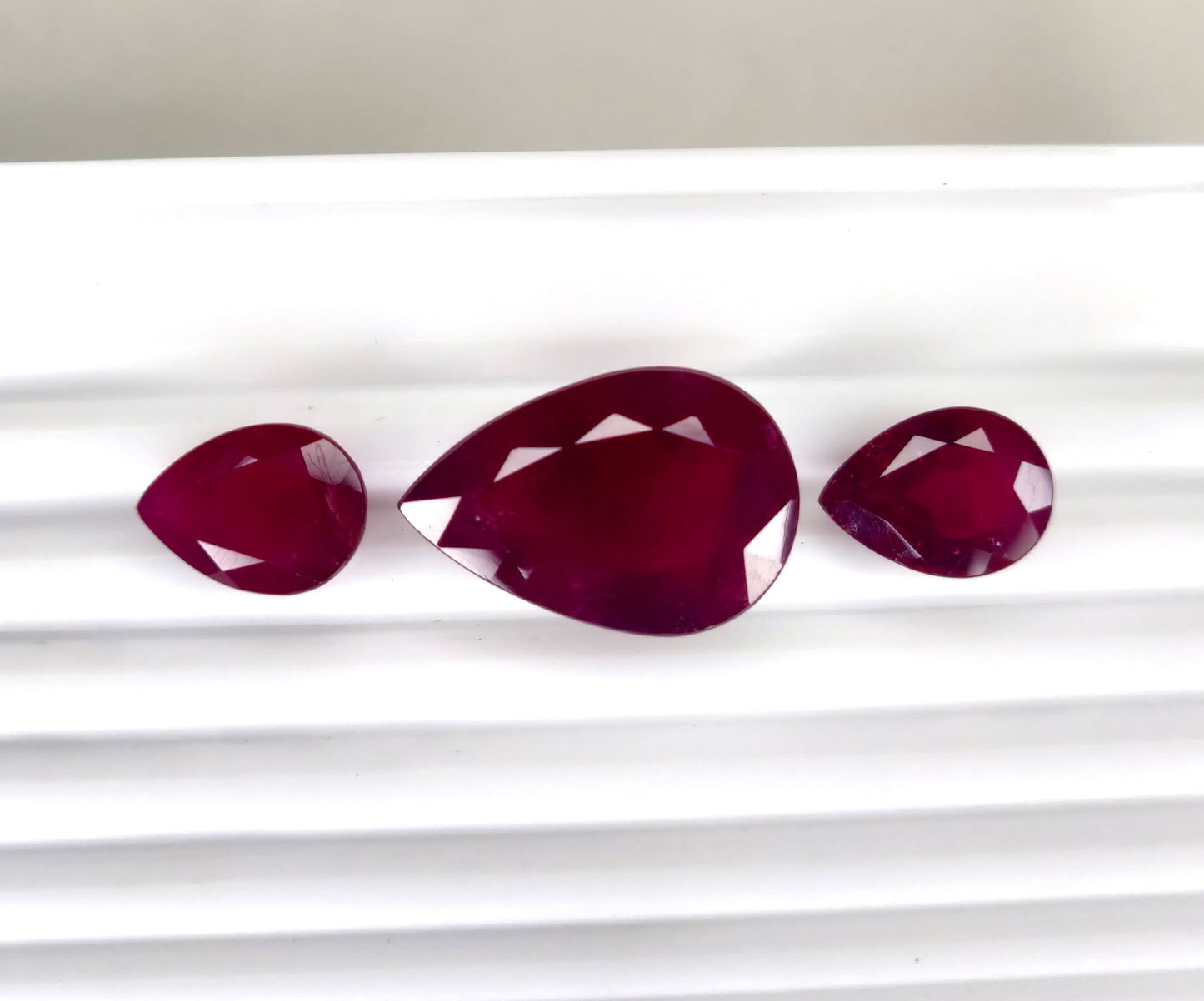 Natural Ruby Mozambique Pear 48.43 carat