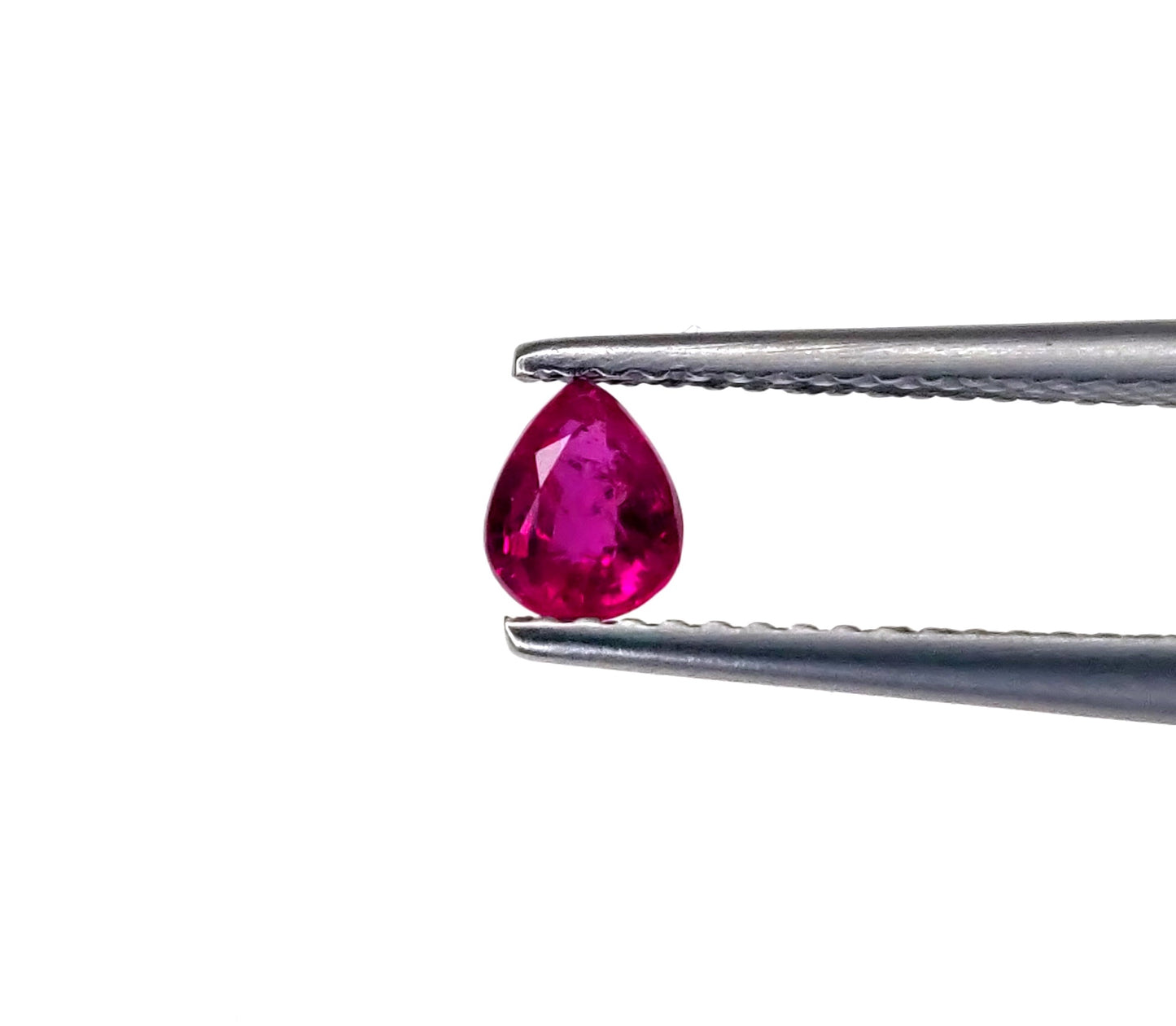 Natural Ruby Mozambique Pear 5x4 MM