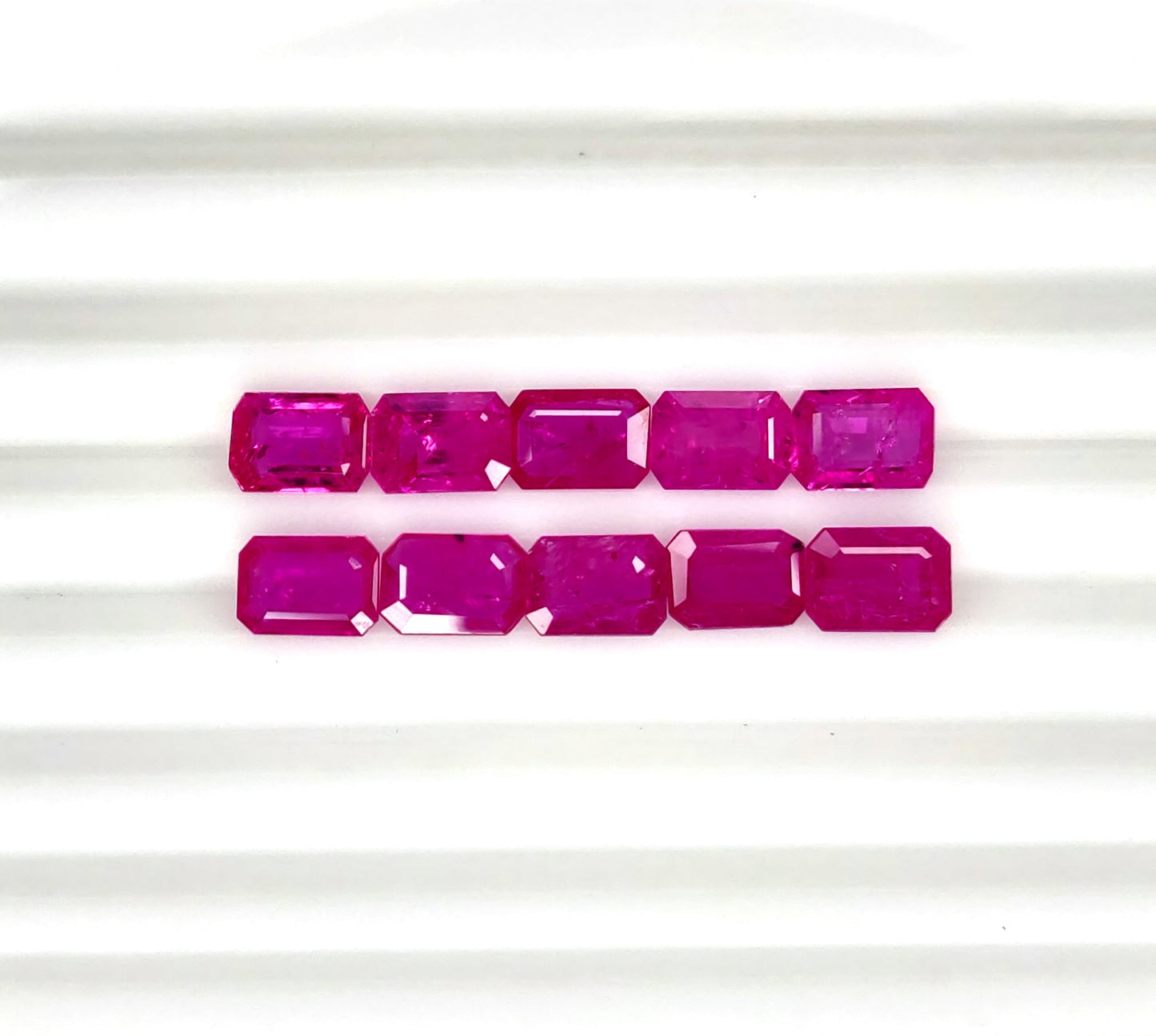 Natural Ruby Mozambique Octagon 7x5 MM