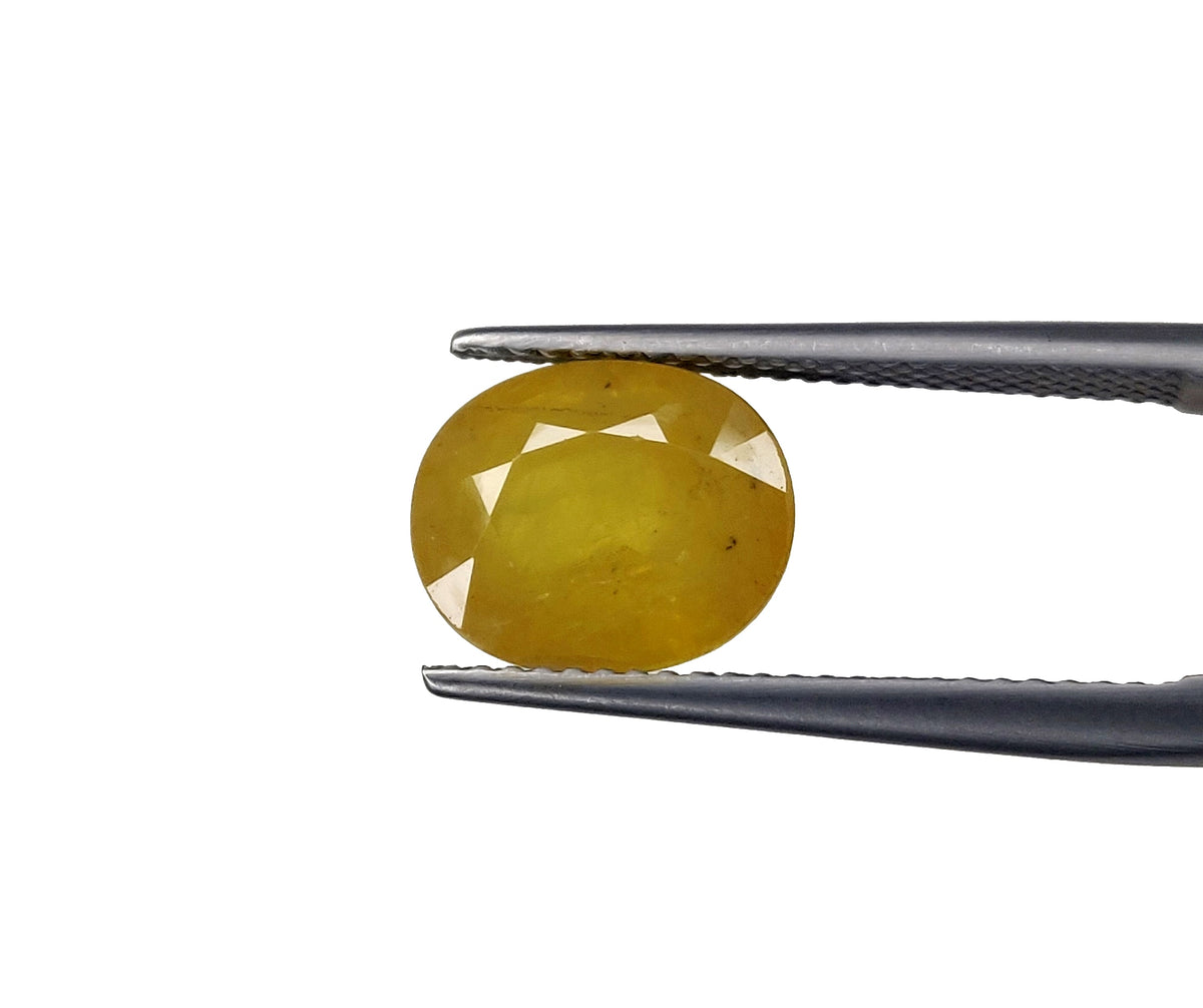 Natural Yellow Sapphire Nigeria Oval 6.20 carat