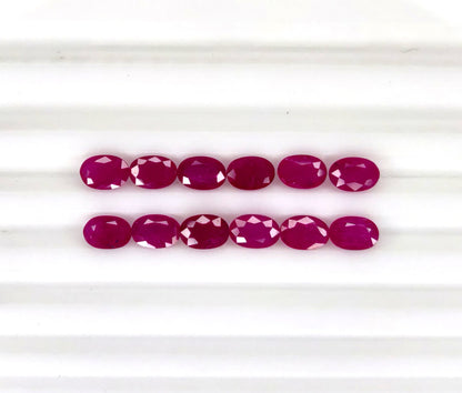 Natural Ruby Mozambique Oval 6x4 MM
