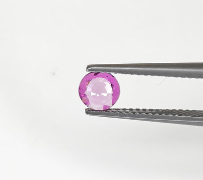 Natural Pink Sapphire Mozambique Round 0.53 carat