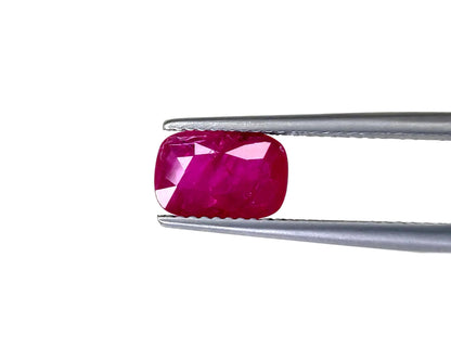 Natural Ruby Mozambique  Cushion  1.78 carat