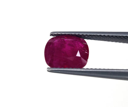Natural Ruby Mozambique Cushion 3.15 carat