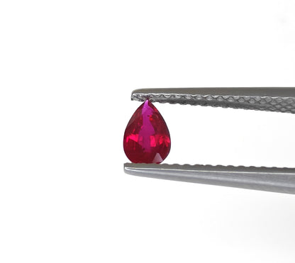 Natural Ruby Mozambique Pear 0.39 carat