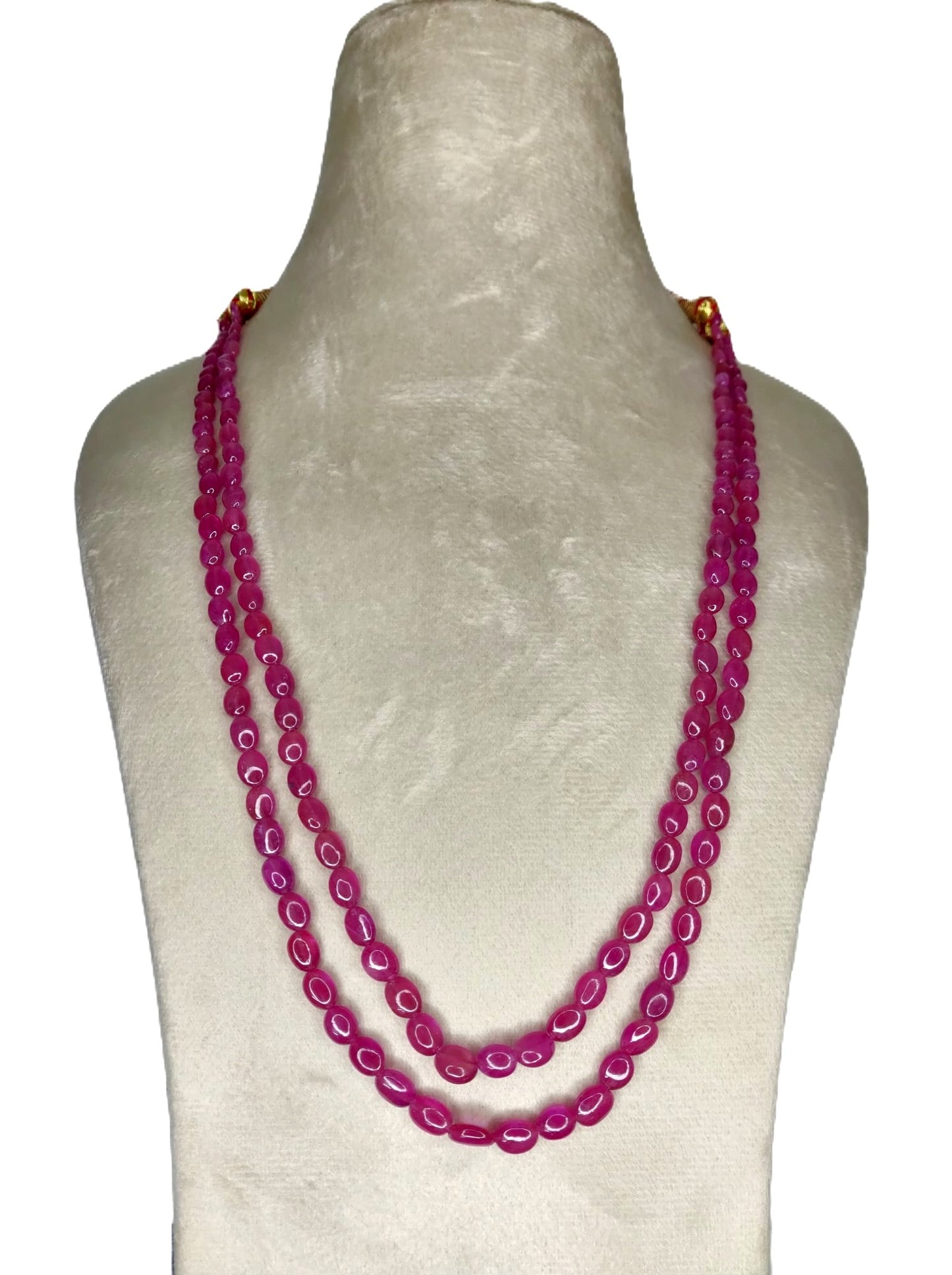 Natural Ruby Bangkok Oval Beads 172.87 Carat