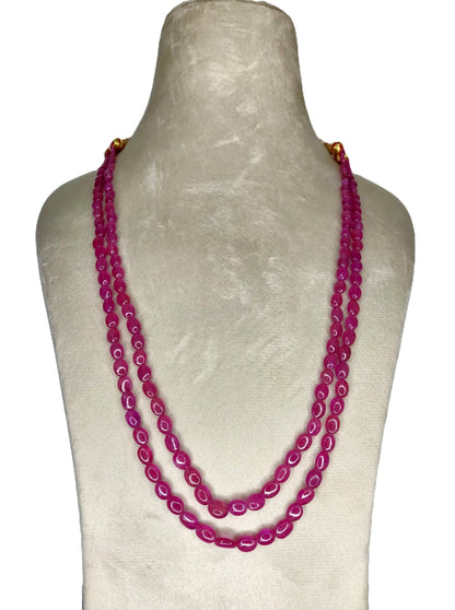 Natural Ruby Bangkok Oval Beads 172.87 Carat