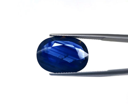 Natural Blue Sapphire Kanchan buri   Oval  11.53 carat
