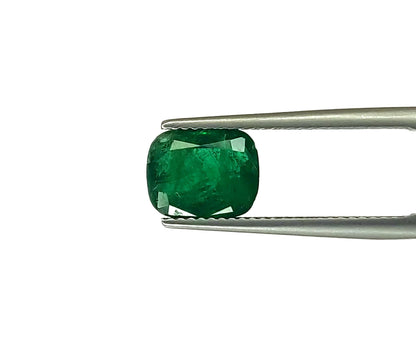 Natural Emerald Zambia Cushion 2.41 carat