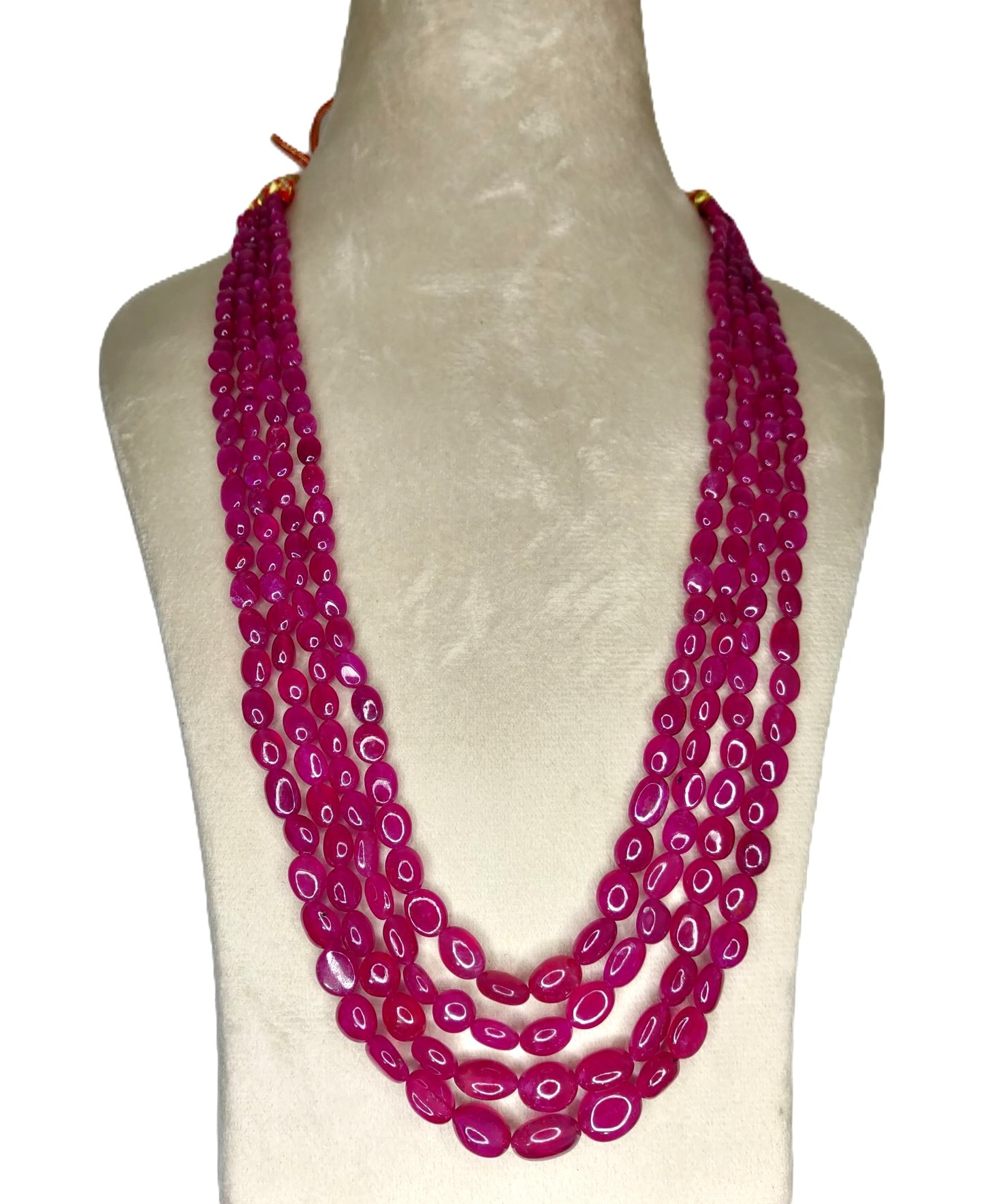 Natural Ruby Bangkok Oval Beads 554.94 Carat