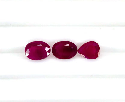 Natural Ruby Burma Oval / Pear 2.21 carat