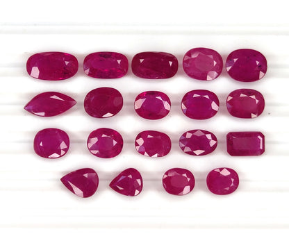 Natural Ruby Mozambique Oval/Pear 20.23 carat