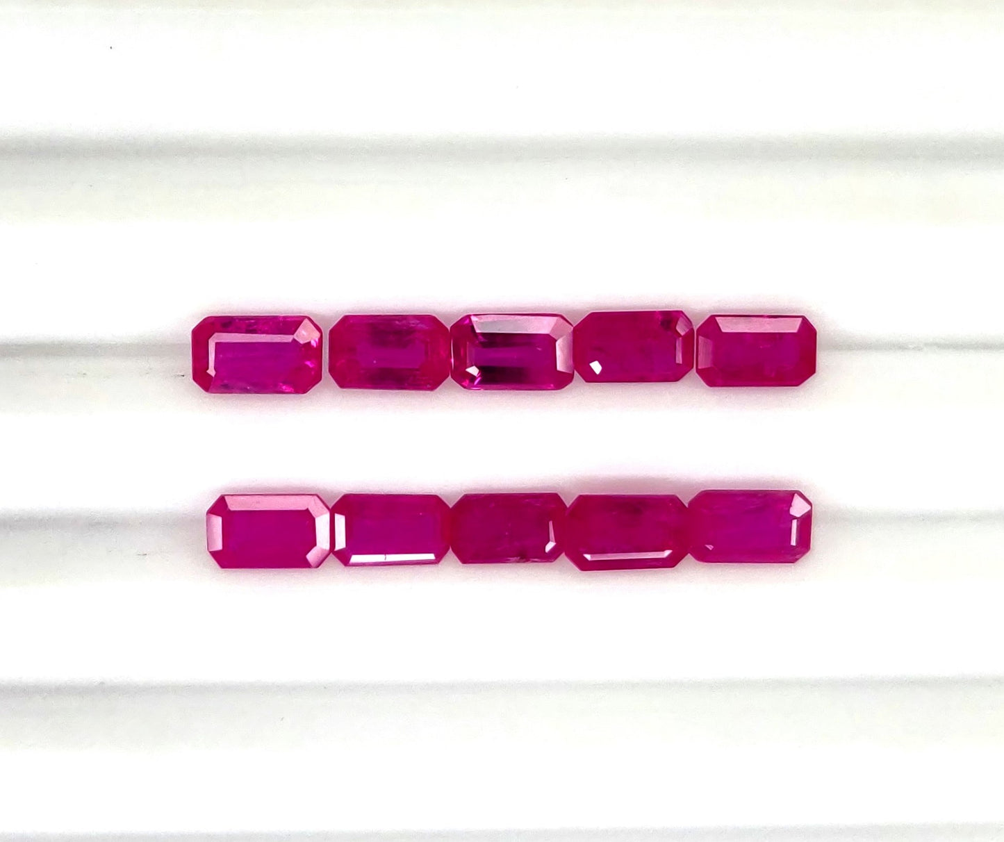 Natural Ruby Mozambique Octagon 5x3 MM