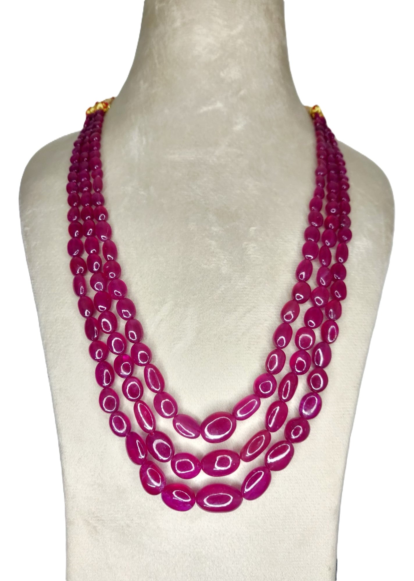 Natural Ruby Bangkok Oval Beads 523.63 Carat