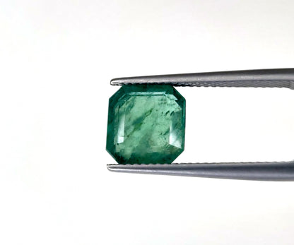 Natural Emerald Zambia  Square -Octagon  3.87 carat