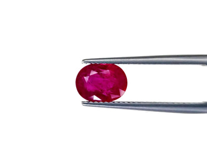 Natural Ruby Mozambique Oval 9x7 MM
