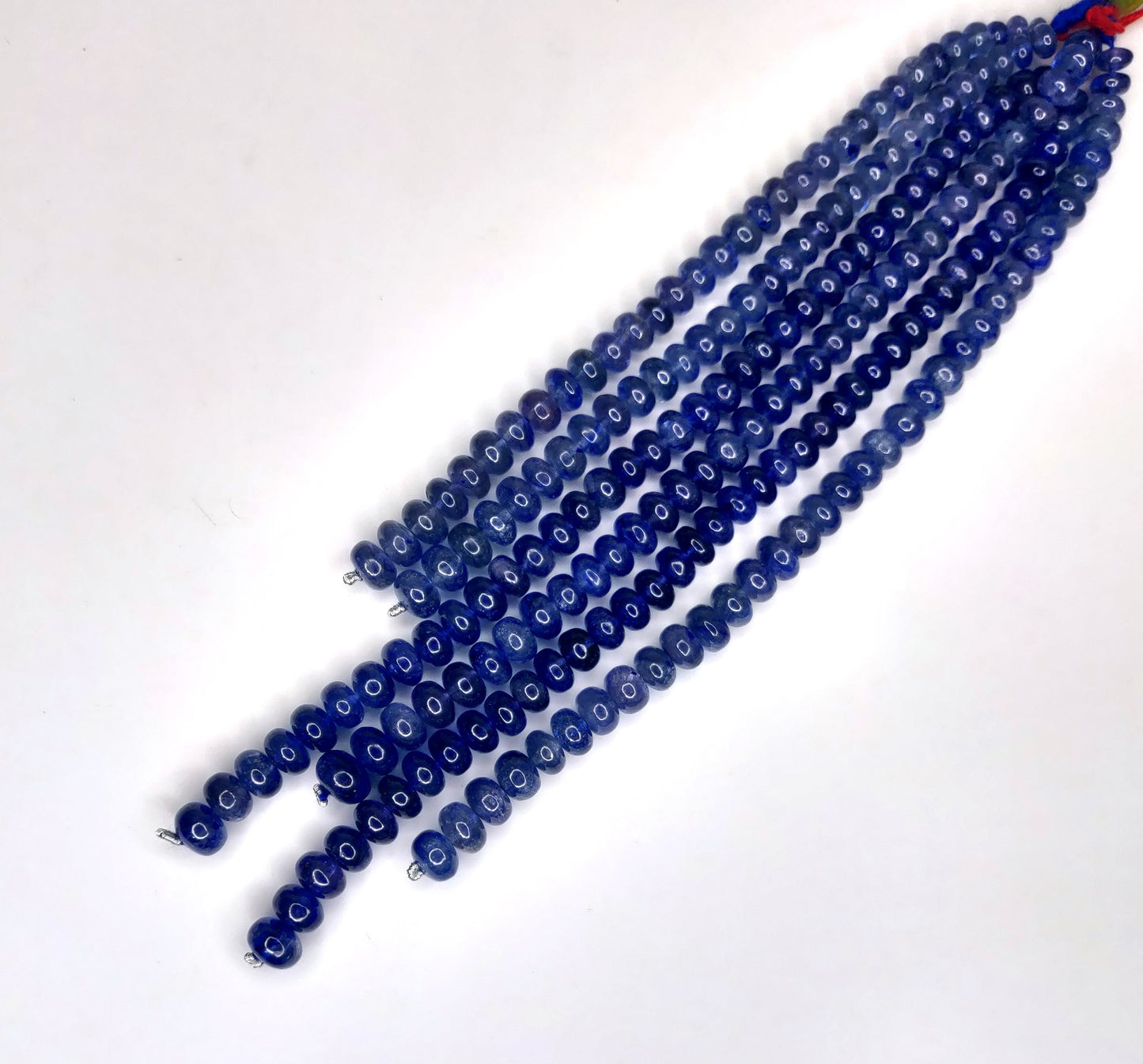 Natural Blue Sapphire Bangkok Round Beads 488.63 Carat