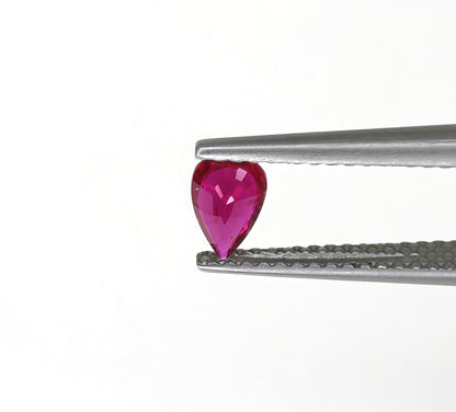 Natural Ruby Mozambique Pear 0.39 carat