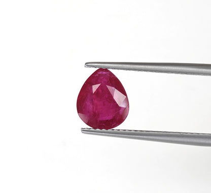 Natural Ruby Mozambique Pear 1.96 carat