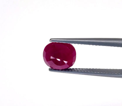 Natural Ruby Burma Oval 3.68 carat