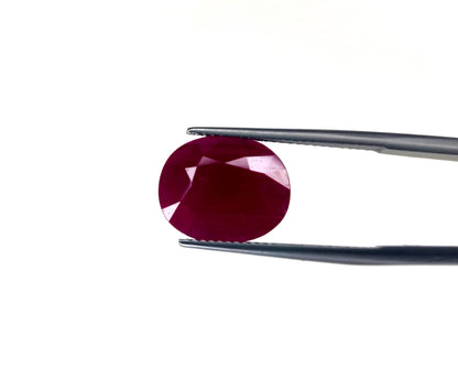 Natural Ruby Burma Oval 8.21 carat