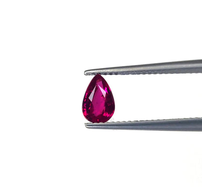 Natural Ruby Mozambique Pear 1.05 carat
