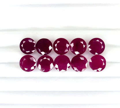Natural Ruby Madagascar Round 8 MM