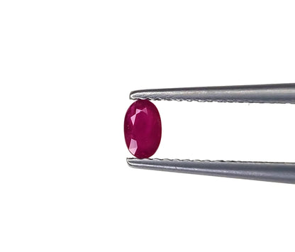 Natural Ruby Mozambique Oval 5x3 MM