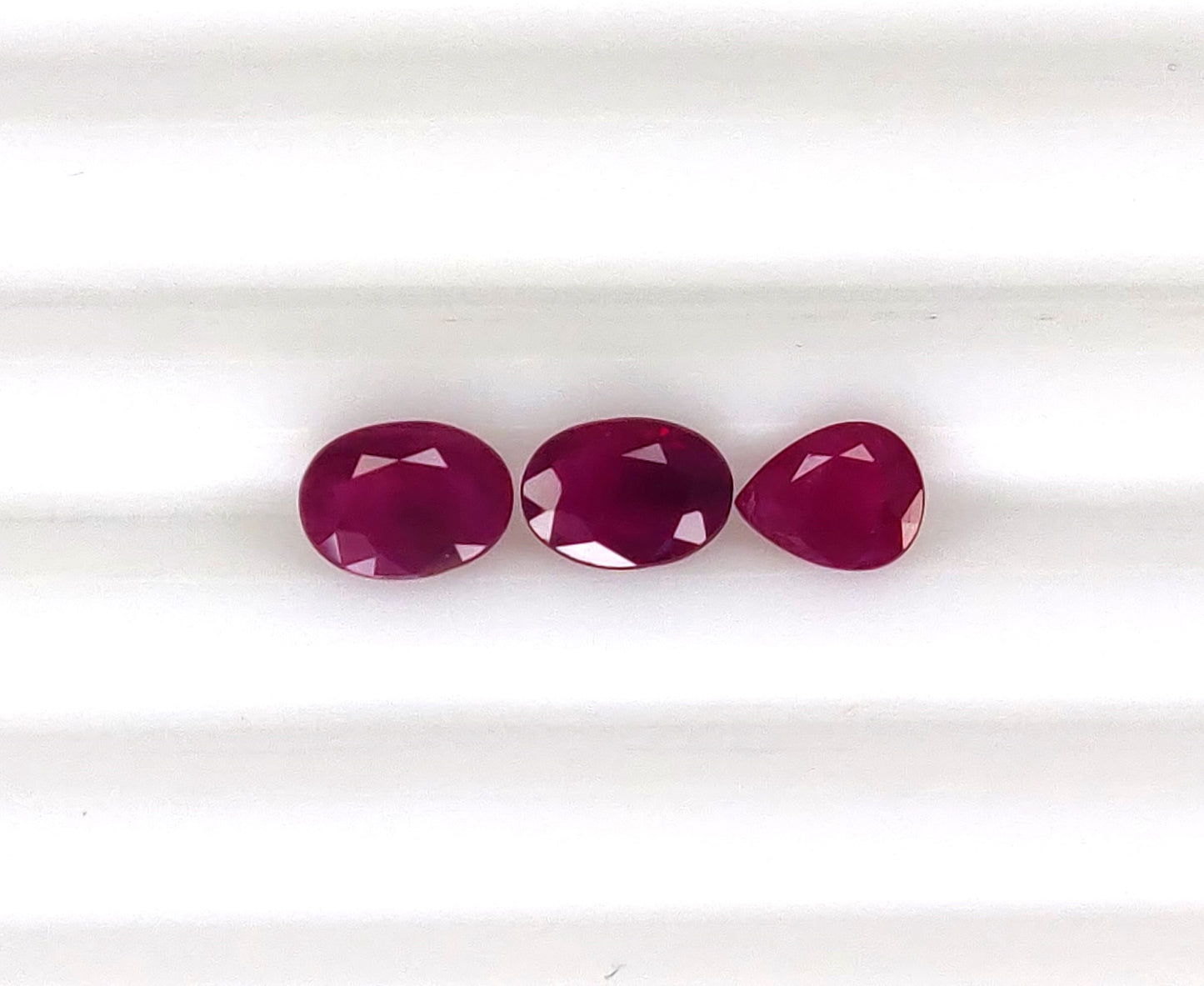 Natural Ruby Burma Oval / Pear 2.21 carat