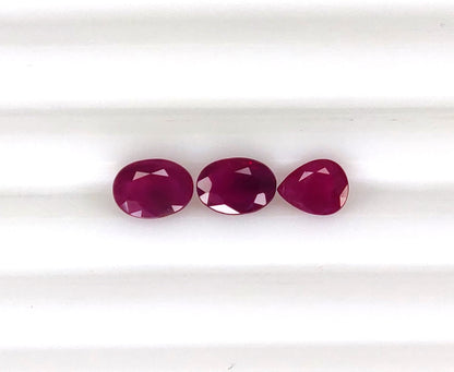 Natural Ruby Burma Oval / Pear 2.21 carat