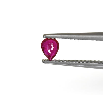 Natural Ruby Mozambique Pear 0.34 carat
