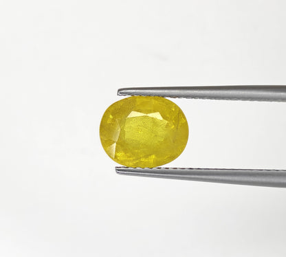 Natural Yellow Sapphire Bangkok Oval 3.60 carat